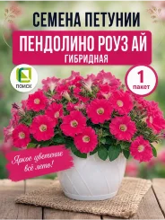 Петуния гибридная Пендолино Роуз Ай (ПРОФИ)